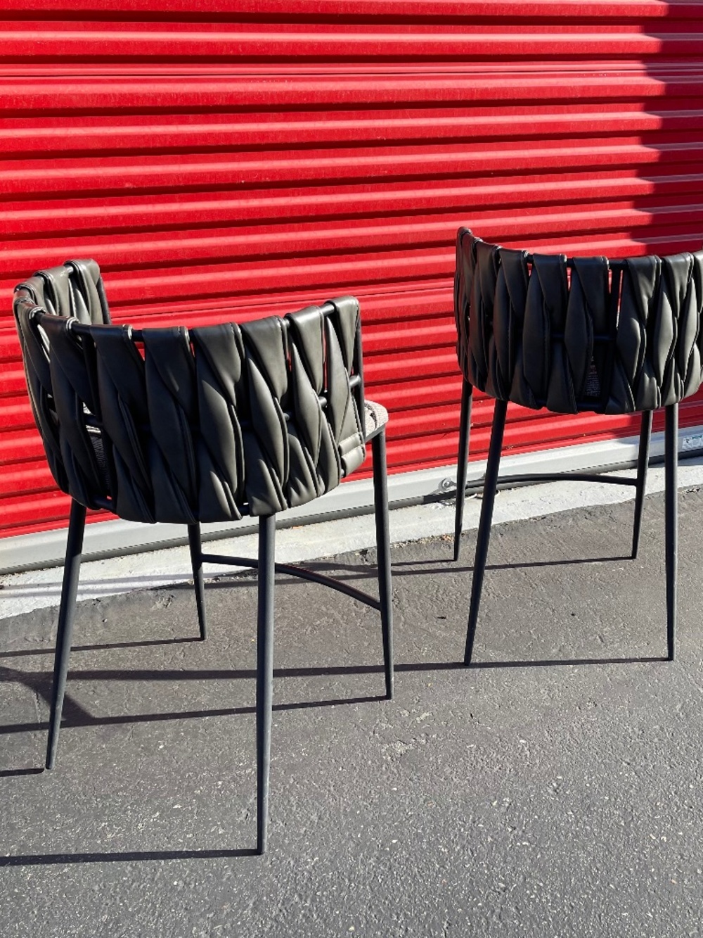 2 Milano Counter Chair in Gray - Picture 3 of 7